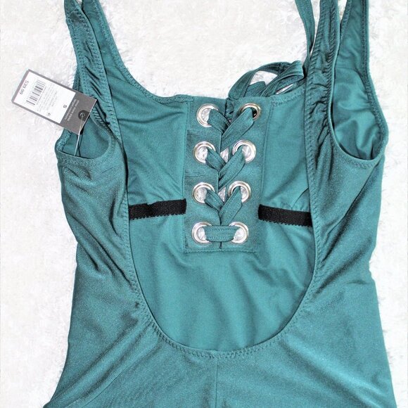 Mossimo Women’s Grommet Lace Up One Piece Swimsuit - Picture 5 of 5